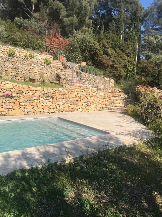 Hauteurs De Toulon : Charmant Studio Piscine Exterior photo