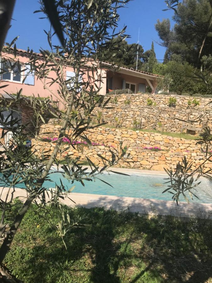 Hauteurs De Toulon : Charmant Studio Piscine Exterior photo